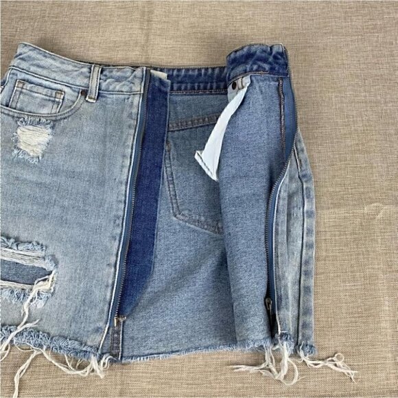 PacSun Denim Mini Skirt - Picture 4 of 6